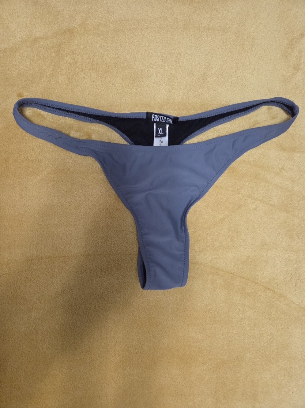 POSTER GIRL Gray Cheeky Bikini Bottom